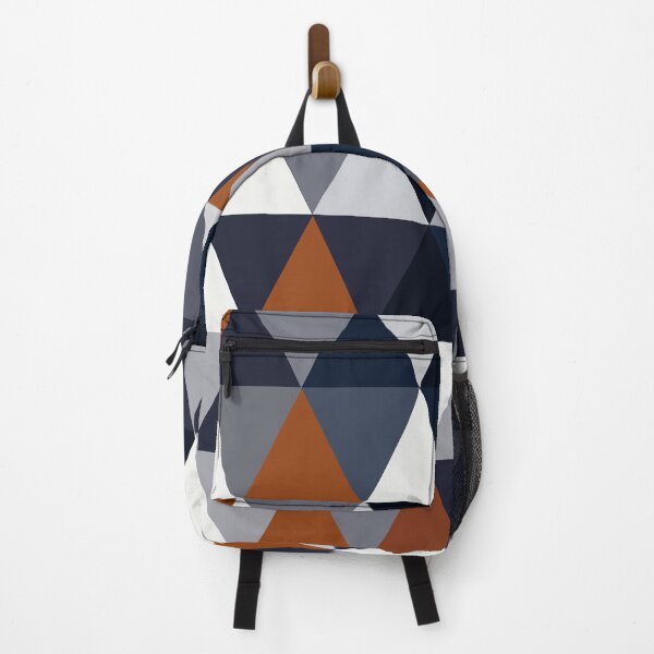 Item preview, Navy and Rust Triangles I designed and sold by BlertaDK.