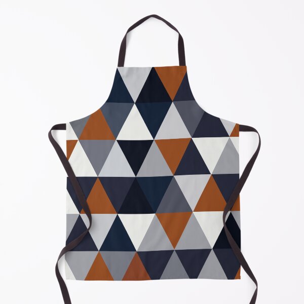 Item preview, Navy and Rust Triangles I designed and sold by BlertaDK.