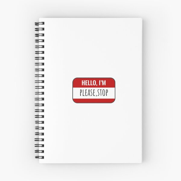 Item preview, Hello My Name is / Hello, I am PLEASE STOP designed and sold by Castle Of Dreams.