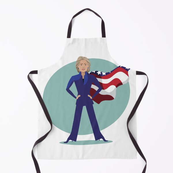 Item preview, cartoon of Hillary Clinton as a super hero. designed and sold by La Cartoonista.
