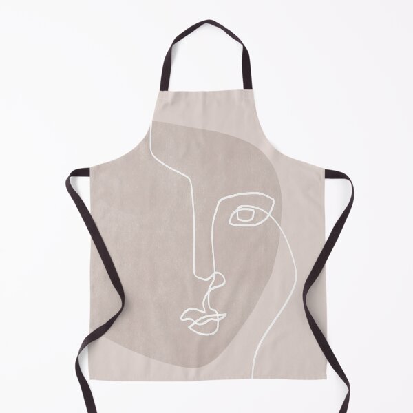 Item preview, One Line Face on Beige II designed and sold by TheRedFinch.