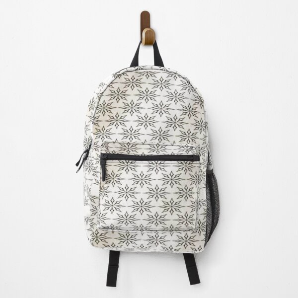 Item preview, Star flower pattern white stripe designed and sold by Aquila Light Pictures.