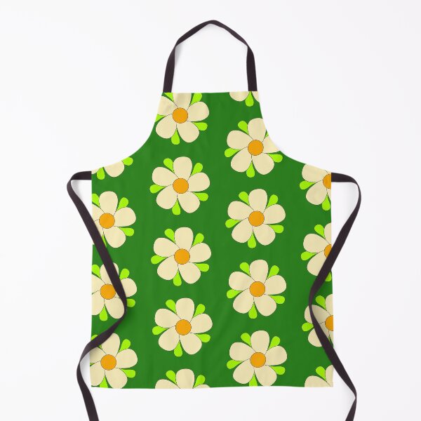 Aperçu de l'œuvre marguerite jaune fond vert créée et vendue par miaterinka.