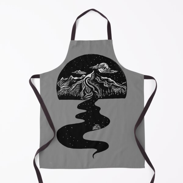 Item preview, Mountain, Moon, and River designed and sold by Strange Familiar Art & Design.