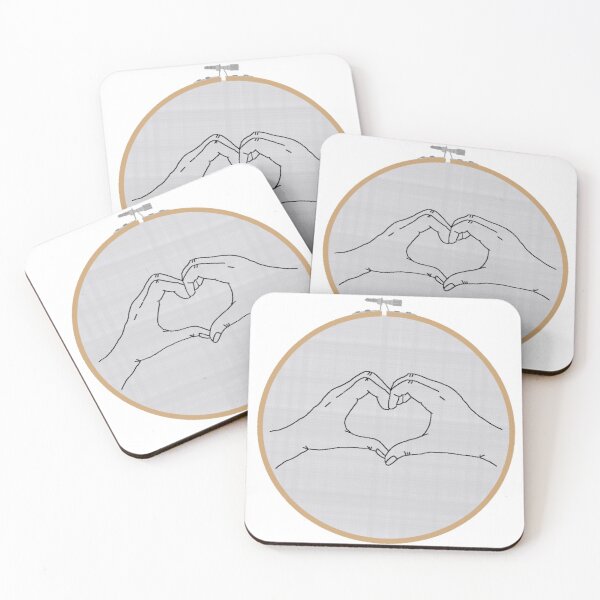 Item preview, Heart Hands Embroidery Hoop designed and sold by Kaitlyn Hart.