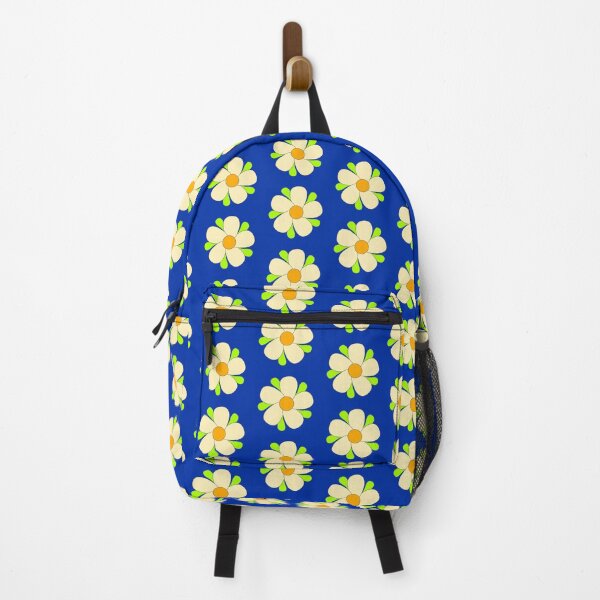 Item preview, yellow daisy blue background designed and sold by miaterinka.