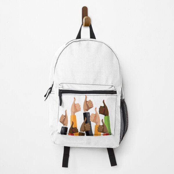 Item preview, Diseño plano, grupo multicultural, pulgares hacia arriba designed and sold by La Cartoonista.