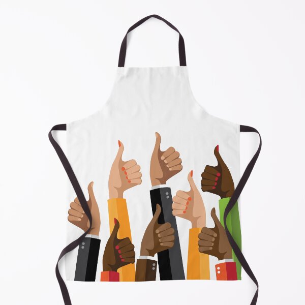 Item preview, Flat design multicultural group thumbs up designed and sold by La Cartoonista.