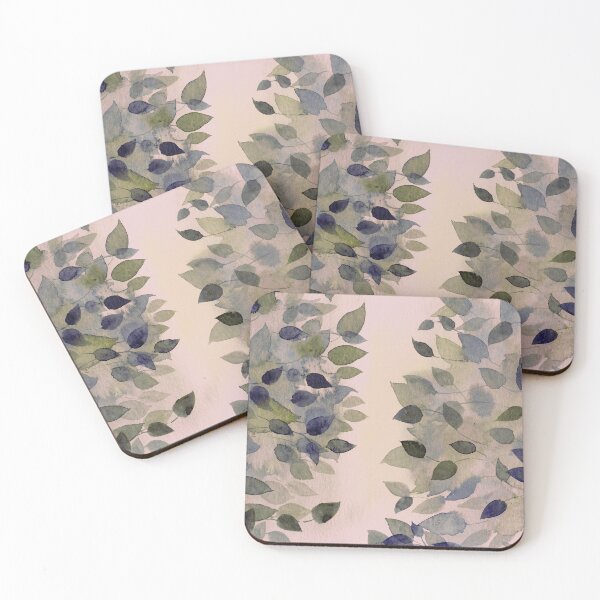 Item preview, Light Green Leaves  designed and sold by María Casas Watercolour Designs.