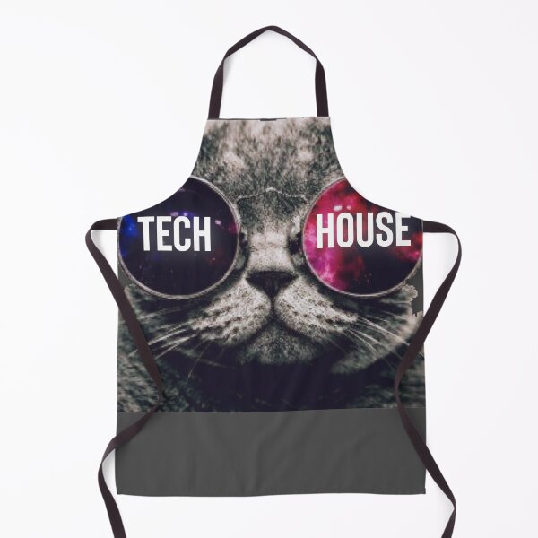 Item preview, Tech House Music Rave Cat designed and sold by Raw Creative Prints.