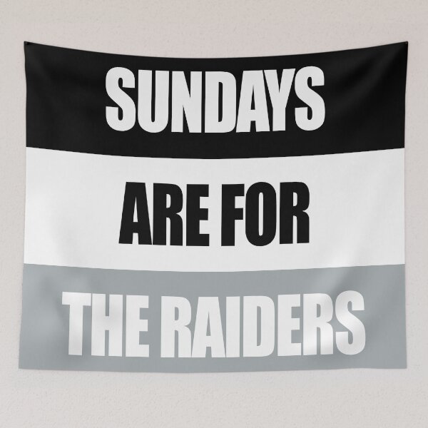 Item preview, Sundays Are For The Raiders designed and sold by mkbourque.