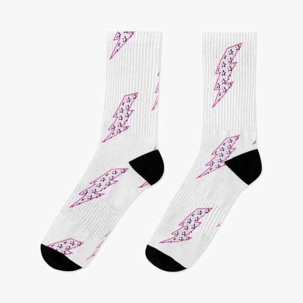 Item preview, Pink stars lightning bolt pattern designed and sold by agnello22.