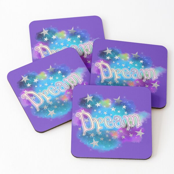 Dream - Clouds and Stars Coasters (Set of 4)