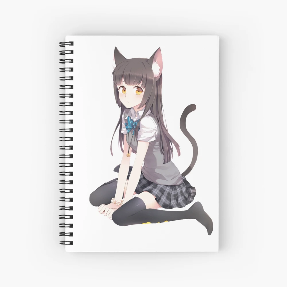 Anime/Manga Girl Spiral Notebook for Sale by nicbelles