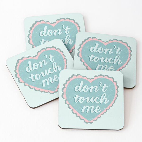 Item preview, don't touch me (blue) designed and sold by flinning.