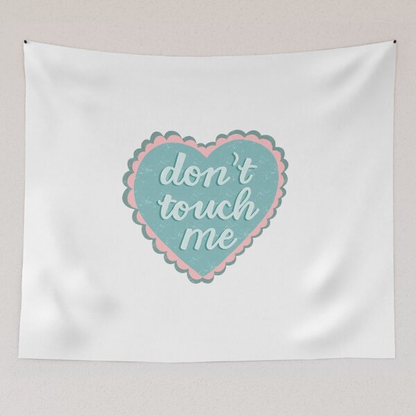 Item preview, don't touch me (blue) designed and sold by flinning.