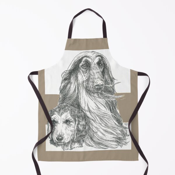 Item preview, Afghan Hound Father & Son designed and sold by BarbBarcikKeith.