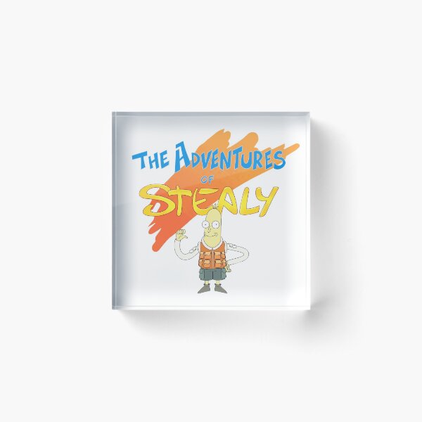 The Adventures of Stealy Acrylic Block