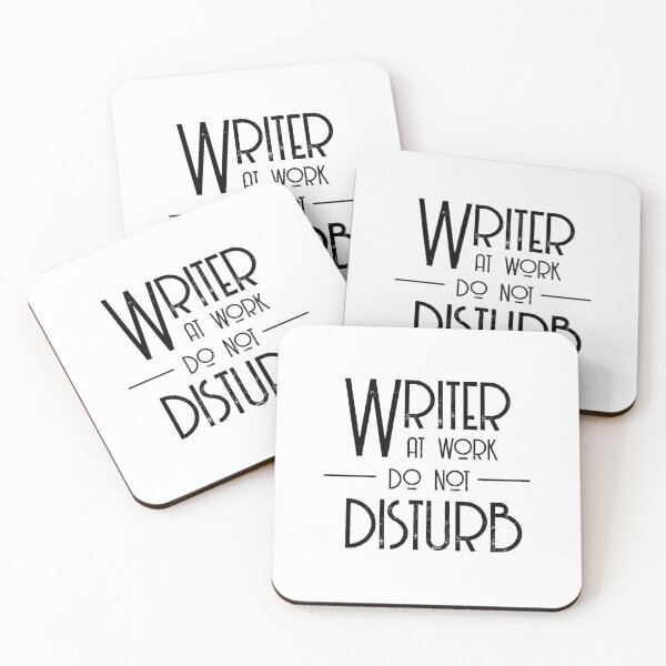 Item preview, Writer At Work - Do Not Disturb designed and sold by UrbaneLibra.