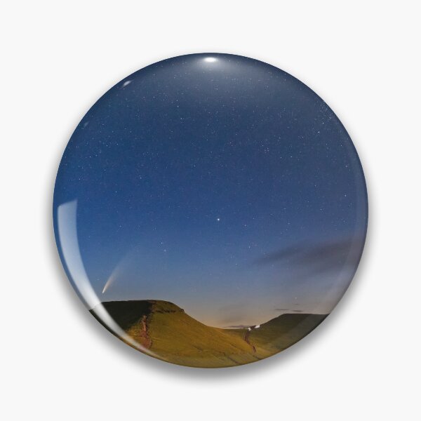 Item preview, Comet NEOWISE and Noctilucent cloud over Corn Du and Pen y Fan in the Brecon Beacons National Park, Wales designed and sold by Dan Santillo.