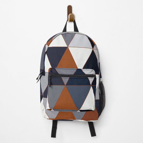 Item preview, Navy and Rust Triangles II designed and sold by BlertaDK.