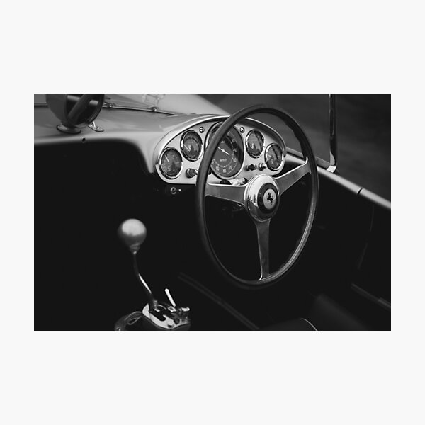Classic Ferrari Interior Photographic Print