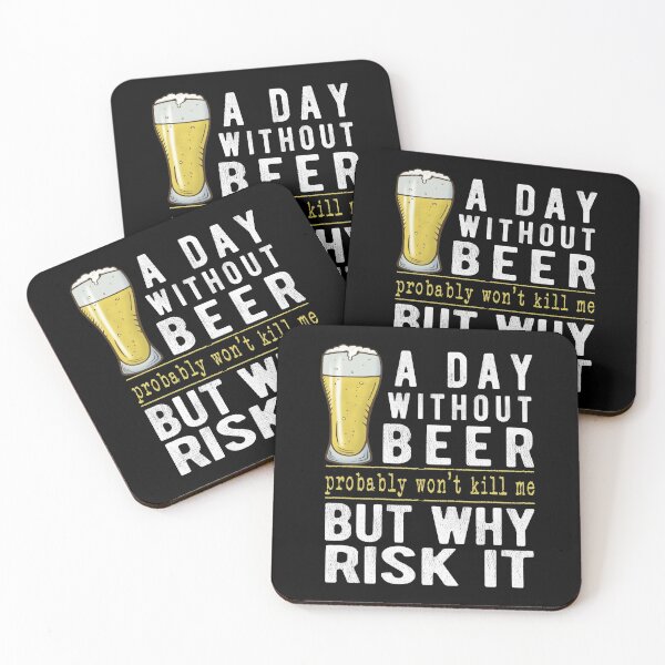 Two Beer or Not to Beer Coaster, Funny Coaster, Coaster Set Gift