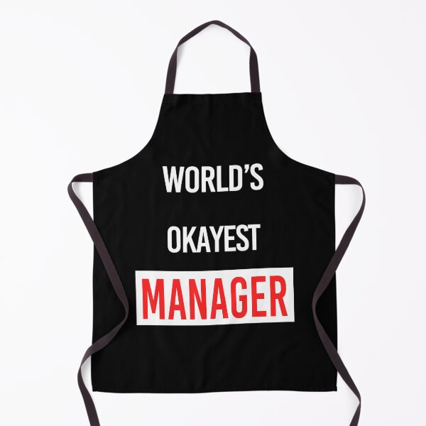 Item preview, World's Okayest Manager designed and sold by DinoSpirit.