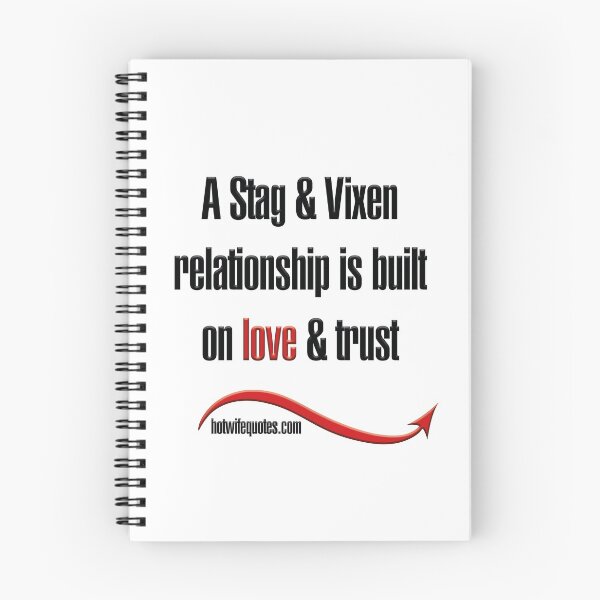 Artikelvorschau, A Stag & Vixen relationship is built on love & trust entworfen und verkauft von hotwifequotes.