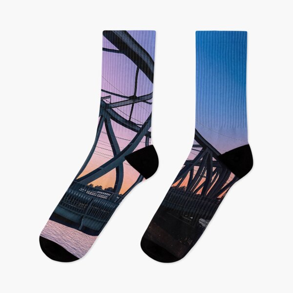 Item preview, Sunset on rail bridge designed and sold by Gatterwe.