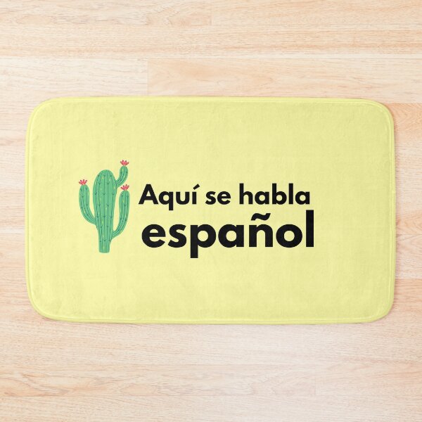 Item preview, Aquí se habla español cactus- We speak Spanish here designed and sold by CloudNinetyNine.