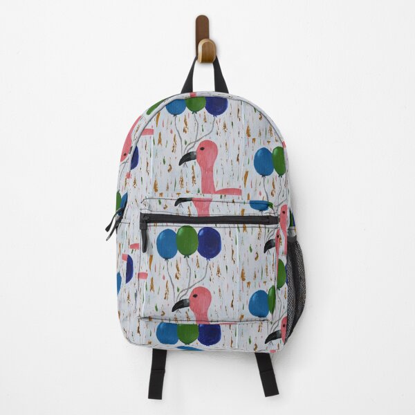 Item preview, Flamingo with Party Balloons and Confetti  designed and sold by BritW1509.