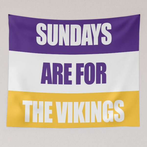 Item preview, Sundays Are For The Vikings designed and sold by mkbourque.