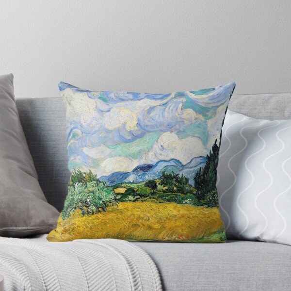 Item preview, Wheat Field with Cypresses (1889) by Vincent Van Gogh designed and sold by IslandArt.