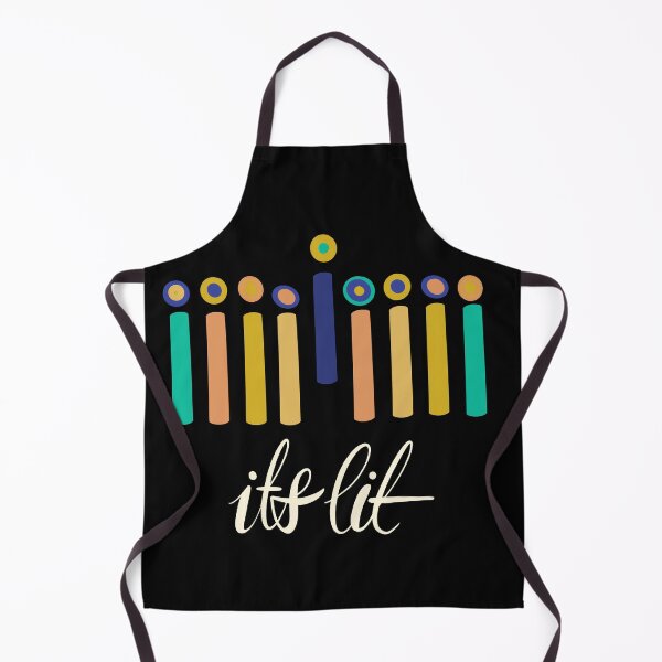 Item preview, It's Lit - Funky Menorah designed and sold by Kaela Soltoff.