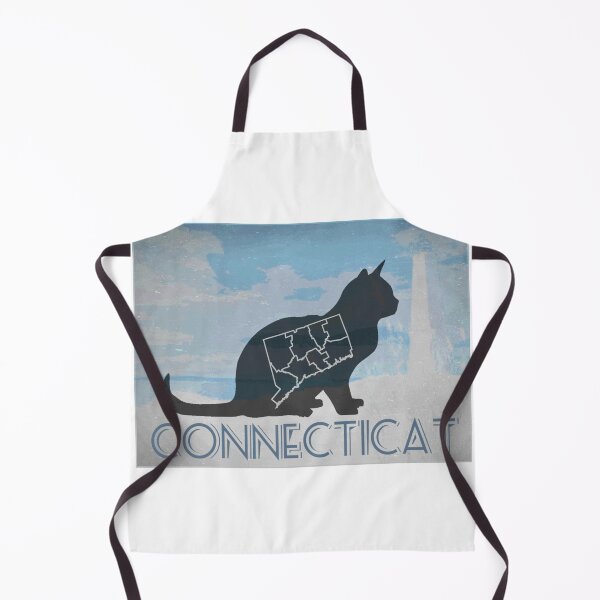Item preview, Connecticut Poster Cat Map Connecticat designed and sold by ikidyounot.