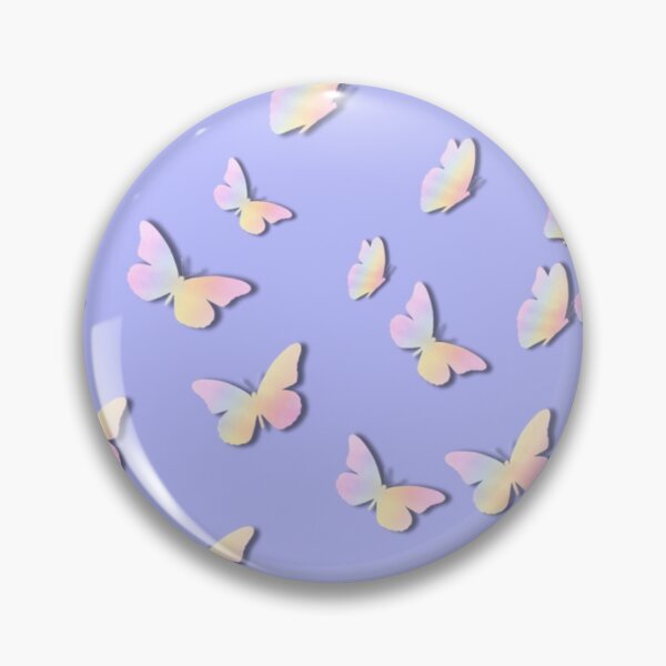 Item preview, rainbow butterflies, purple background designed and sold by saralovegood.