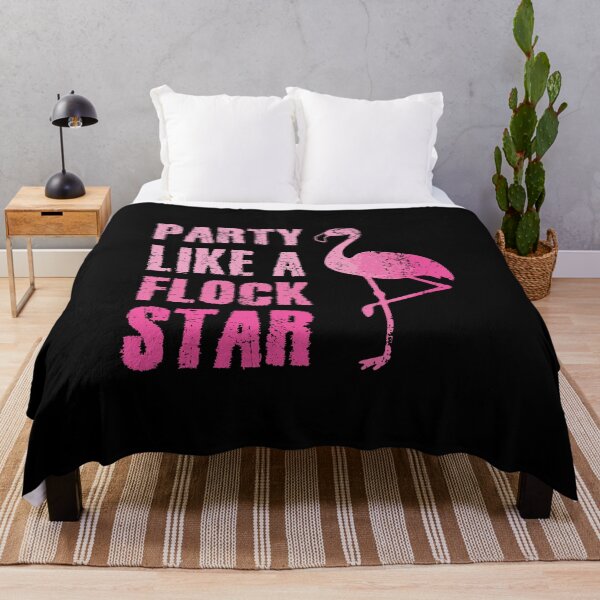 Item preview, Party Like A Flock Star Funny Flamingo designed and sold by tshirtexpressiv.