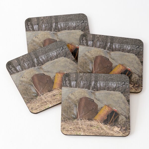 Item preview, Abandoned Rusted Fuel Cans From Years Ago designed and sold by ManiacMoose.