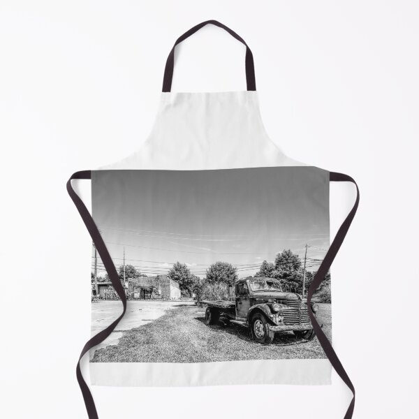 Item preview, Vintage Chevrolet Flat-bed Pickup Truck in Black & White designed and sold by Crobin1961.