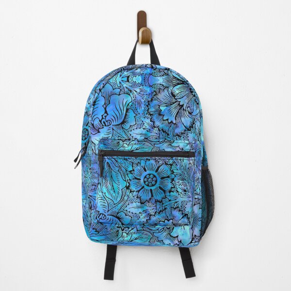 Item preview, Modern Balinese Batik Style Blue designed and sold by myrbpix.