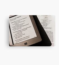 Paper or Plastic Canvas Print
