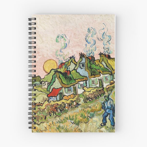 Item preview, Houses and Figure (1890) by Vincent Van Gogh designed and sold by IslandArt.