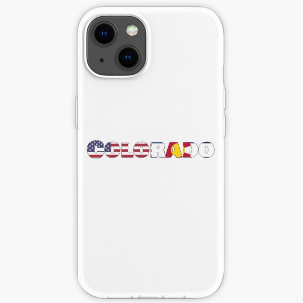 Colorado State Flag/ American Flag iPhone Soft Case