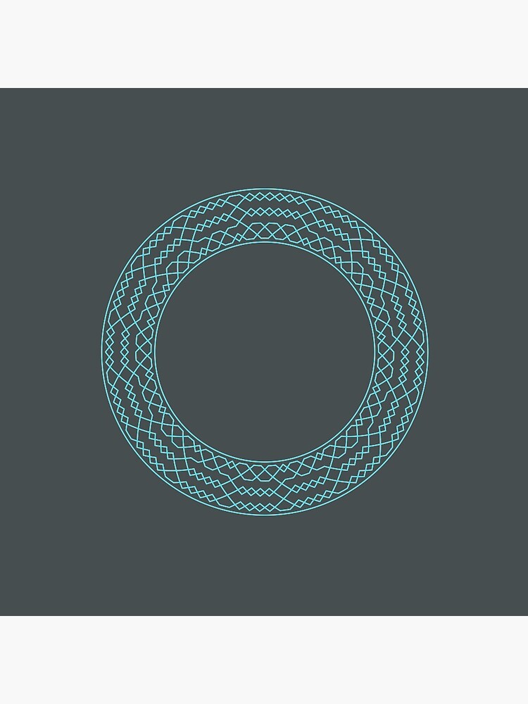 Stedman Triples Method Wreath — Pin (Blue) by RingingRoom