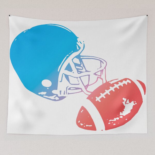 Item preview, American Football - Helmet and Ball designed and sold by QuarterMoon.