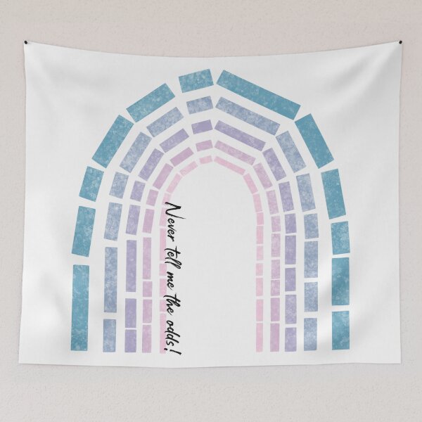Item preview, Never Tell Me The Odds Rainbow designed and sold by laurynmadere.