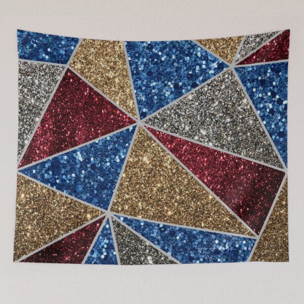 Item preview, Abstract glitter design with grey stripes.  decorating, glitter designed and sold by jayne0524.