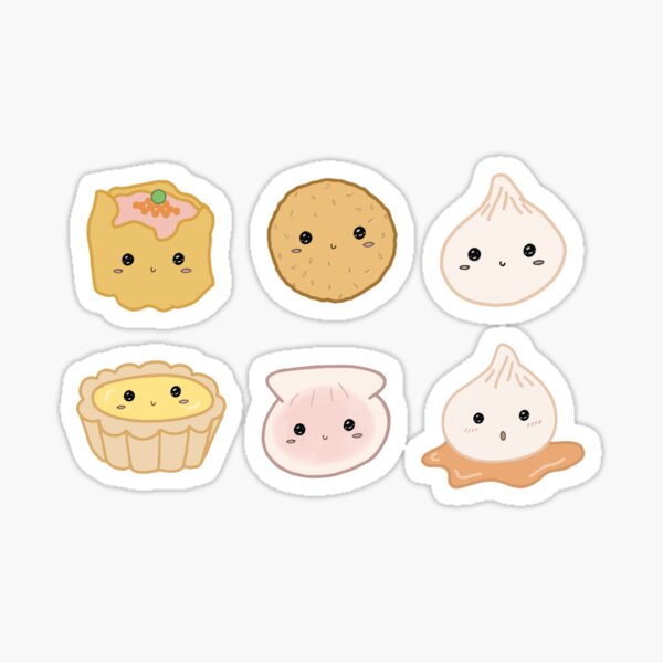 dim sum babies sticker sheet – Café de Yume