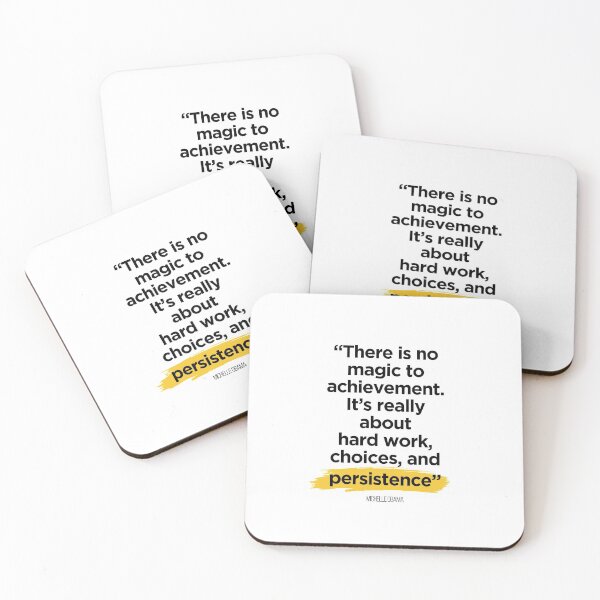 Item preview, Michelle Obama Achievement Quote designed and sold by kgros.